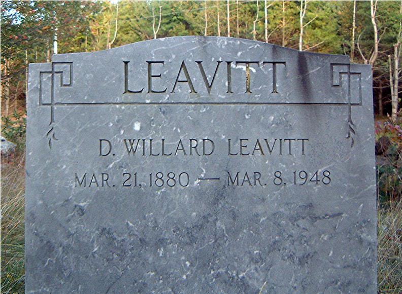 Parsonsfield, Maine cemeteries - National Association of Leavitt Families